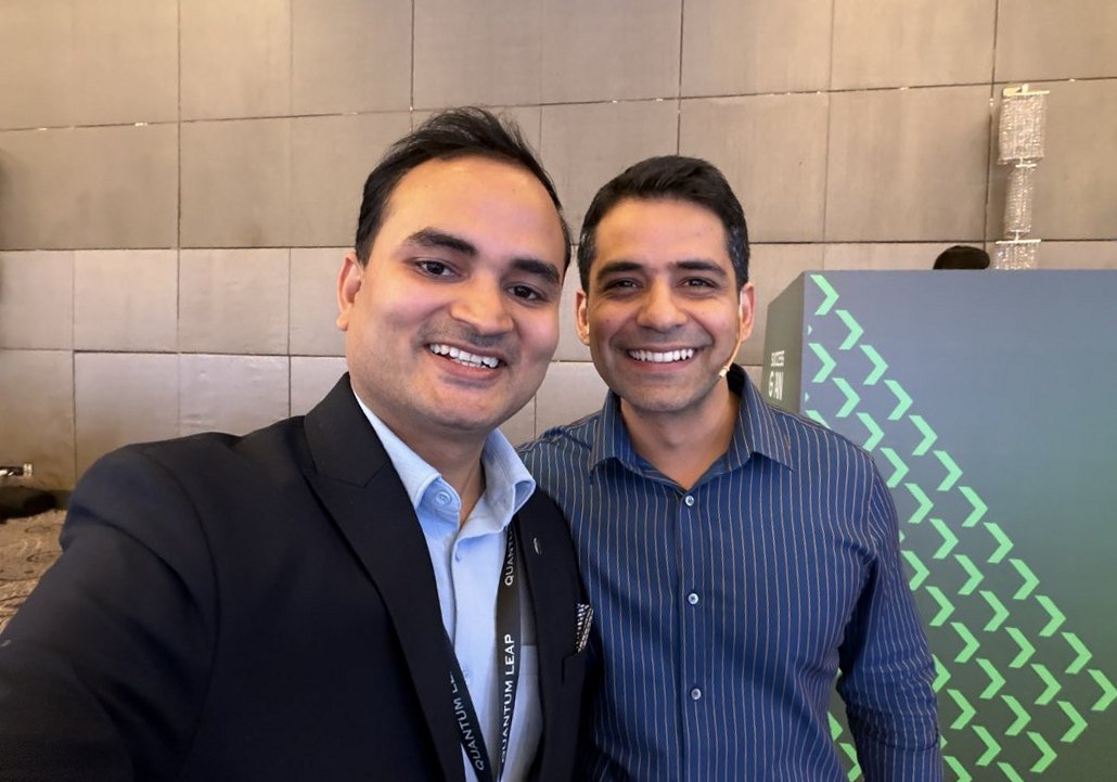 Akshay Mishra attending a business programme